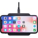Bigben Connected INDUCBASE1075WB cargador de dispositivo móvil Smartphone Negro USB Cargador inalámbrico Carga rápida Interior