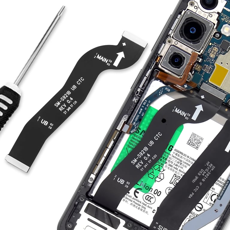 Samsung Nappe de Liaison Écran vers Carte Mère pour Galaxy S24 Connecteur Flex - vue 4