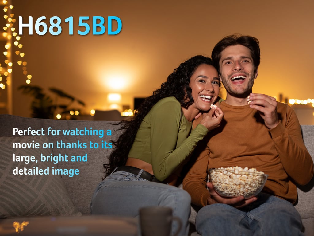 Acer H6815BD Projecteur à focale standard 4000 ANSI lumens DLP UHD 4K (3840x2160) Compatibilité 3D Noir - Neuf