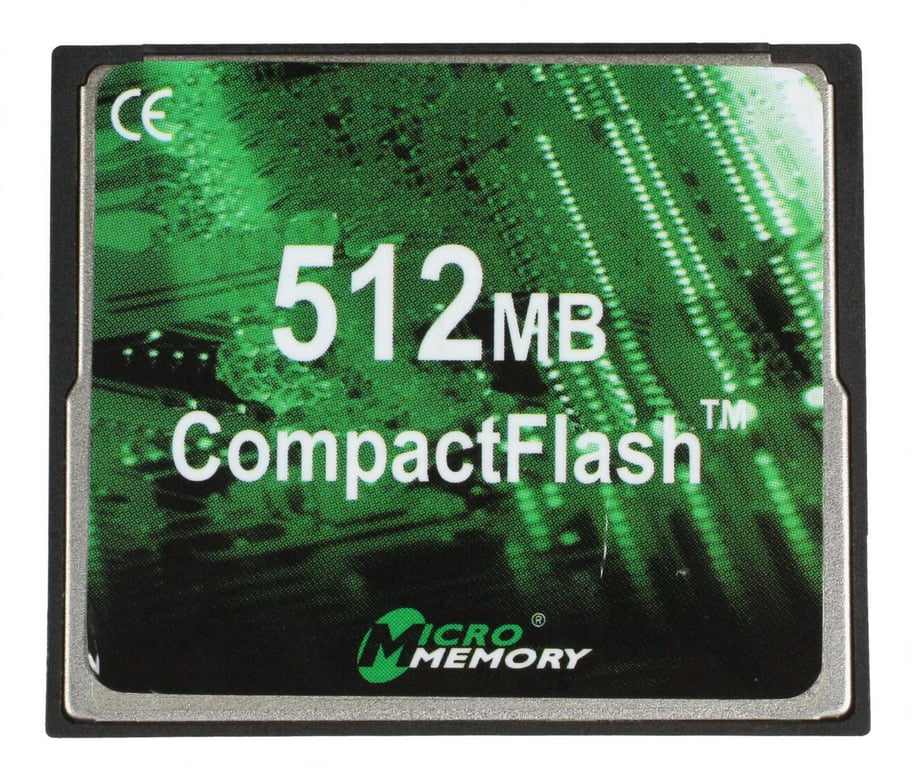 MicroMemory Carte mémoire flash 512 Mo CompactFlash - vue 2