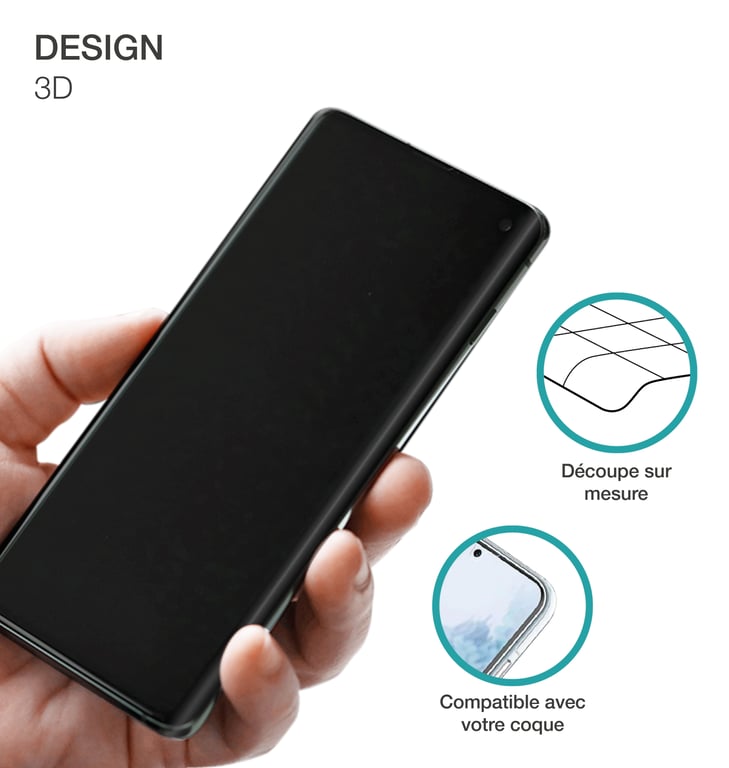 Protection d'écran BigBen Connected 3D pour Honor Magic 7 Lite + SmartFrame - vue 4