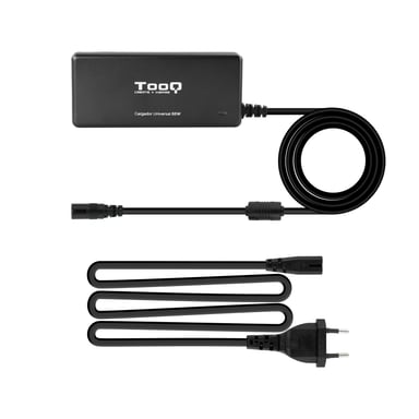 Cargador de Portátil TooQ TQLC-65BS02AT- 65W- Automático- 8 Conectores- Voltaje 18.5-20V- 1 USB
