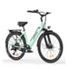 Bicicleta Eléctrica HillMilES MileCity 1 - Motor 250W Batería 36V13Ah Neumáticos 26 Pulgadas Frenos de Disco Mecánicos - Verde