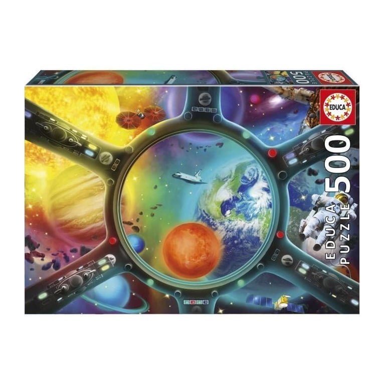 Puzzle EDUCA Promenade Spatiale 500 pièces Thème Science et espace Dimensions 48x34 cm - vue 7