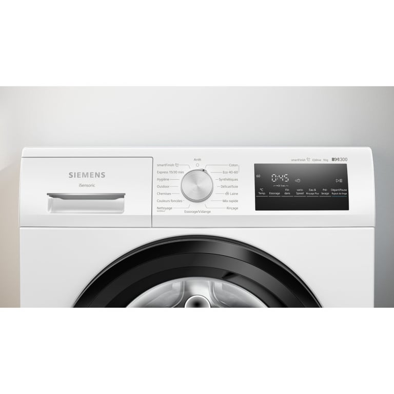 Lave linge hublot Siemens WM12N209FR - vue 7