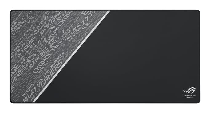 ASUS ROG Sheath BLK LTD Tapis de souris de jeu Noir, Gris, Blanc