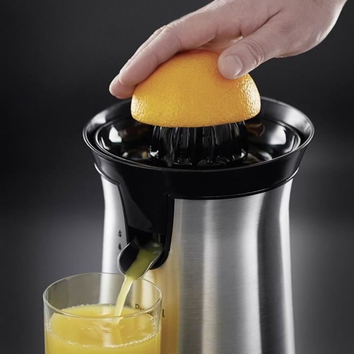 Presse-agrumes électrique RUSSELL HOBBS 22760-56 - 2 cônes interchangeables - Jus de fruit frais rapide - Neuf