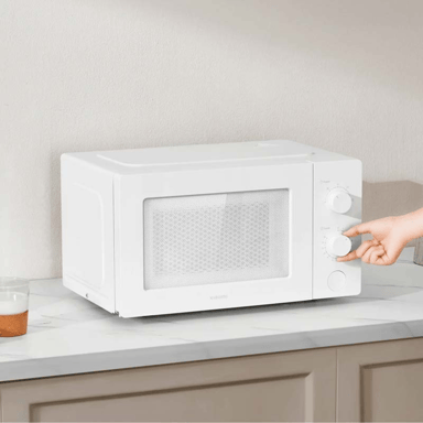 Four Micro-Ondes Xiaomi - Capacité 20L - Puissance 700W - 5 Niveaux de Puissance - Minuterie 35min - Couleur Blanc
