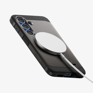 Spigen Tough Armor AI (MagFit) funda de protección para teléfonos portátiles 15,8 cm (6,2'') Funda Metálica Samsung Galaxy S25
