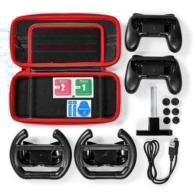 Kit de Démarrage 13-en-1 pour Nintendo Switch OLED Noir