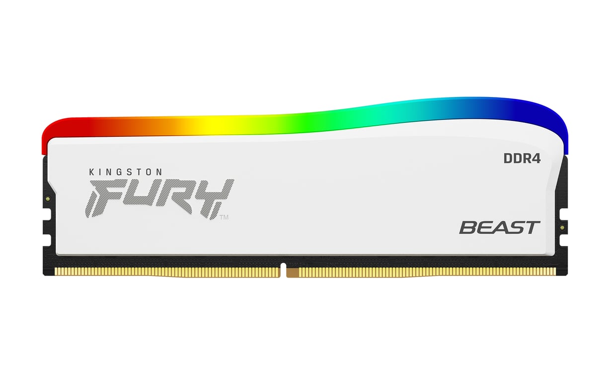 Kingston Technology FURY Beast 8GB 3600MT/ DDR4 CL17 DIMM RGB SE Neuf - vue 3
