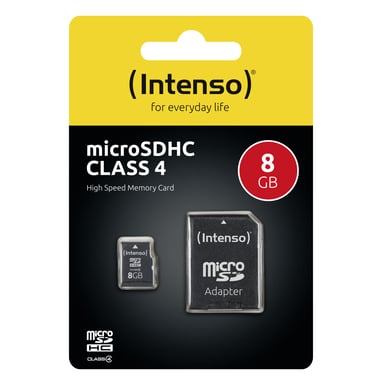 Memoria flash Intenso 3403460 8 GB SDHC Classe 4