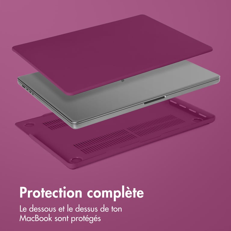 imoshion Coque rigide pour Apple MacBook Pro 16 pouces 2021 / Pro 16 pouces 2023 M3 chip A2485 / A2780 / A2991 / A3186 / A3403 Neuf - vue 2