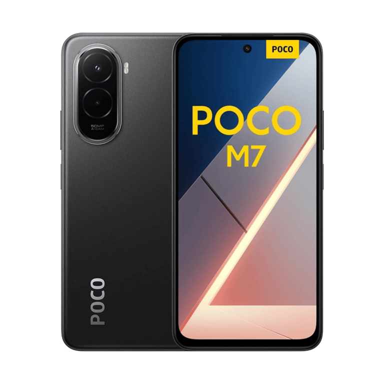 POCO M7 (4G) 128 Go, Noir - Neuf