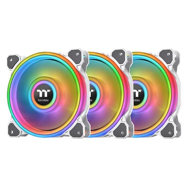 Thermaltake Riing Quad 12 RGB Ventola per PC 12 cm Bianco