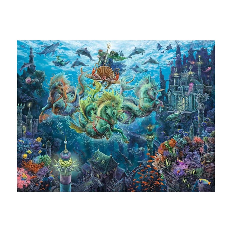 Ravensburger Puzzle 2000 pièces Puzzle Adultes Dès sous 'eau Monde sous Marin Puzzle de qualité Premium fabriqué en Europe 17115