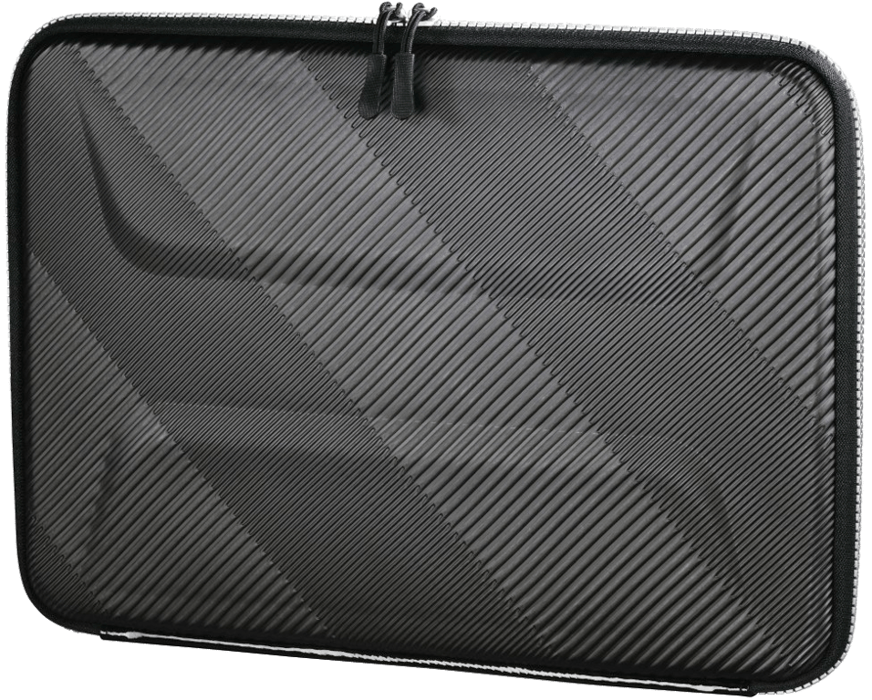 Sacoche pour ordinateur portable rigide, jusque 36 cm (14,1 ), noire