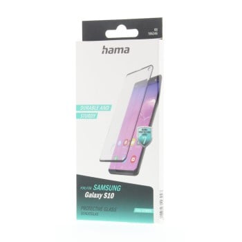 Vetro protettivo a schermo intero per Samsung Galaxy S10, nero