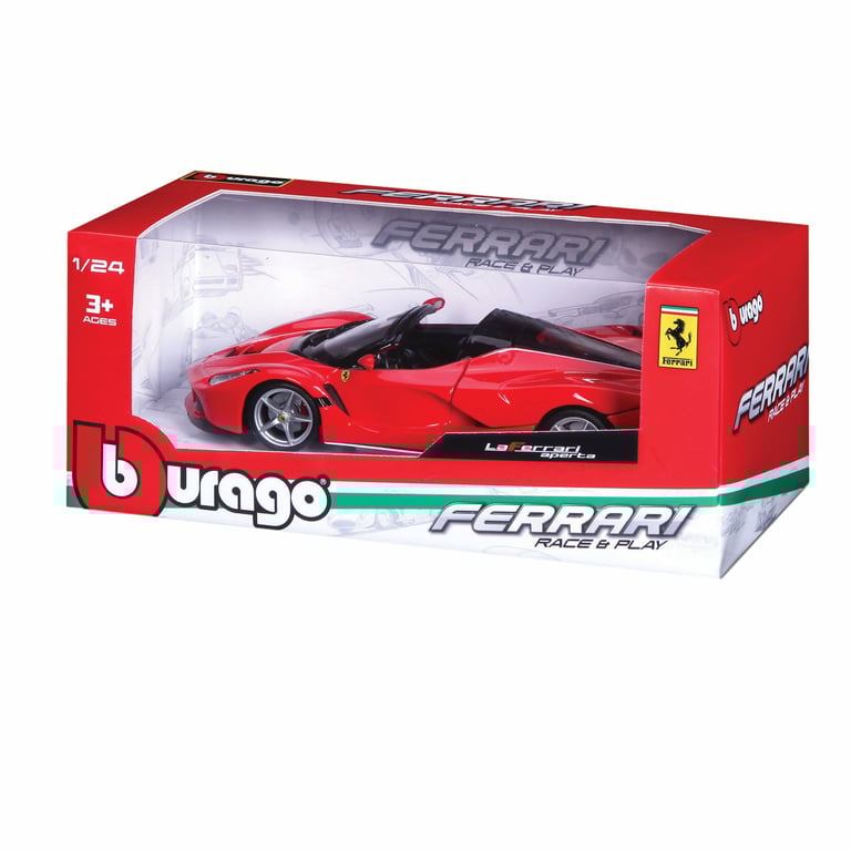 BBURAGO Ferrari 458 Race & Play 1:24 Modèle de voiture de sport Pré assemblé Neuf - vue 2