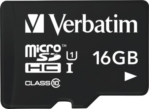 Verbatim Tarjeta microSDHC U1 para tablet con lector USB de 16 GB
