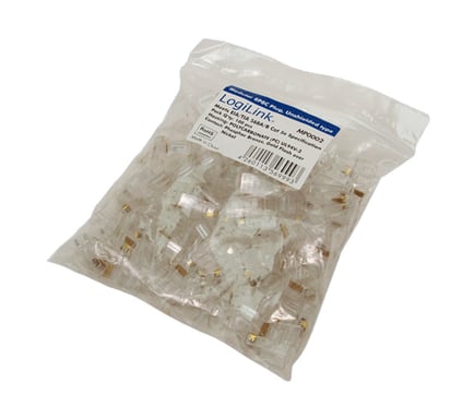 LogiLink MP0002 connecteur de fils RJ-45 Transparent