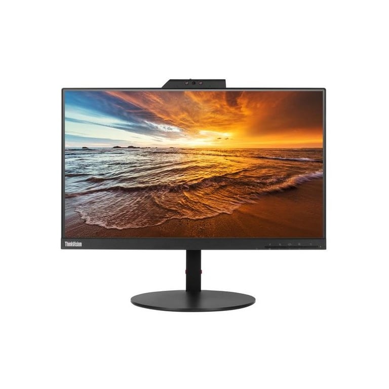 Lenovo - Ecran ThinkVision T22v-10 21,5  FHD Micro, Webcam 1920 x 1080 pixels - Bon état