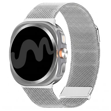 imoshion Bracelet magnétique milanais pour Samsung Galaxy Watch Ultra 2 (2026) / Ultra (2024/2025) - Argent