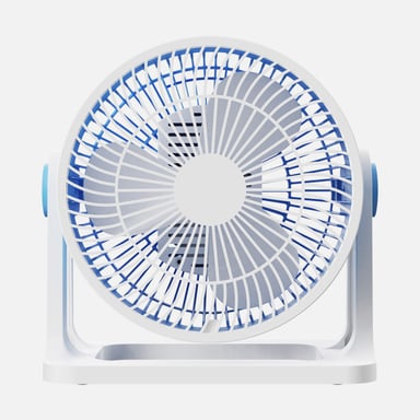 Ventilador de mesa Fabrilamp Funchal 3 velocidades azul