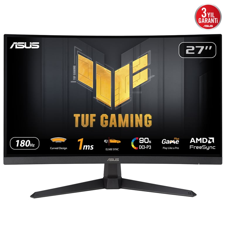 ASUS TUF Gaming VG27VQ3B écran plat de PC 68,6 cm (27 ) 1920 x 1080 pixels Full HD LCD Noir - Neuf