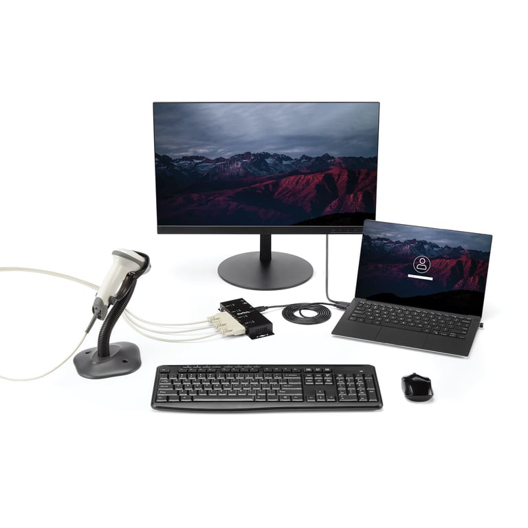 StarTech.com Hub adaptateur USB vers série DB9 RS232 4 ports - vue 3