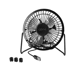 Ventilador de escritorio oryx ventilador sobremesa desktop fan 10cm negro