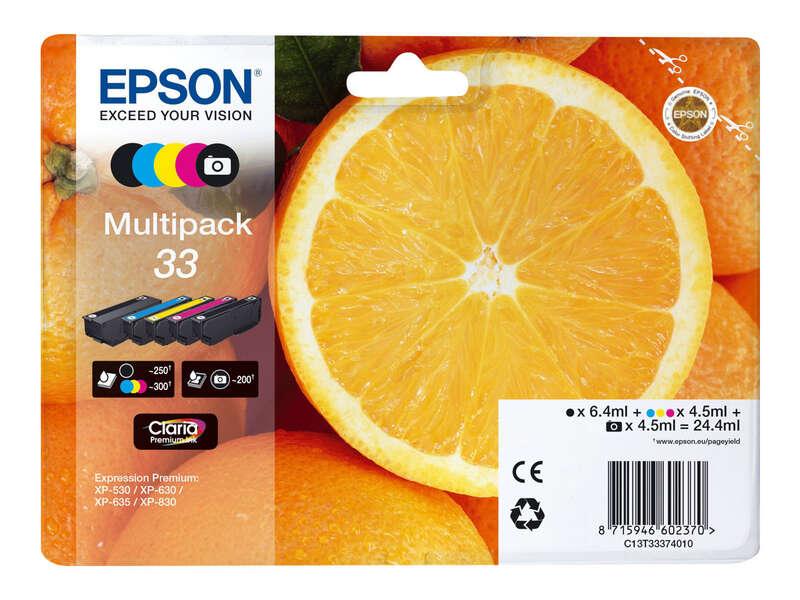 Epson Oranges 33 Multipack C13T33374011 - vue 5