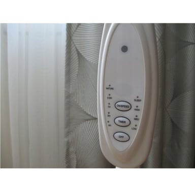 Platinet PRSF16W Ventilador de pie de gran potencia 40 W con mando a distancia Blanco