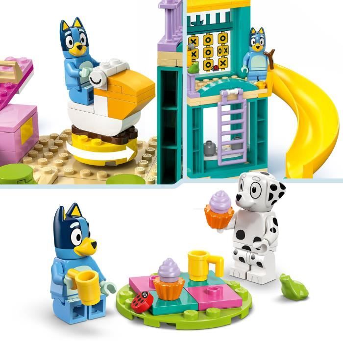 LEGO Bluey 11201 Bluey et Chloé a l'Aire de Jeux - Jeu de Construction des 4 ans - Animaux - Neuf