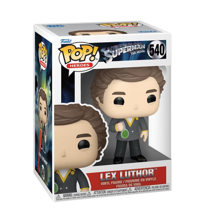 Figurine Funko Pop! Funko Lex Luthor n°540 Superman 1978 Vinyl fenêtre vitrine Noir/Vert - Neuf