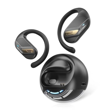 Auriculares Deportivos Bluetooth Vention Open Ear OpenBeat O12 NBUB0 con estuche de carga- Negros