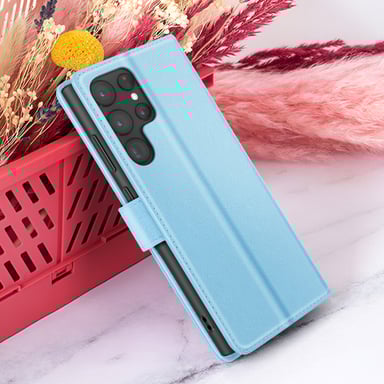 Custodia a portafoglio per Samsung Galaxy S22 Ultra con supporto e linguetta