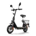 Trottinette électrique avec siège et panier arrière TWOFISH M5 PRO-E homologuée route (CEE)