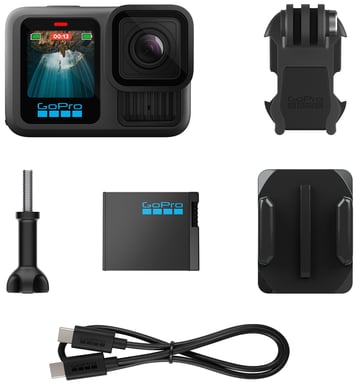 HERO13, cámara deportiva GoPro, Negro