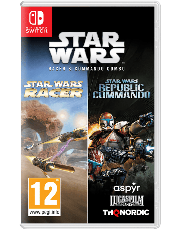 Star Wars Racer and Commando Combo Nintendo SWITCH Neuf