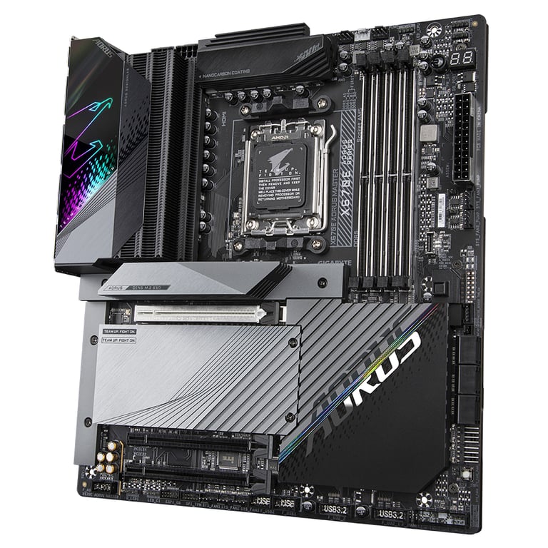 Gigabyte X670E AORUS MASTER carte mère AMD X670 Emplacement AM5 ATX