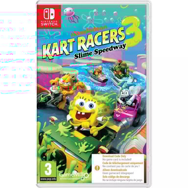 Nickelodeon Kart Racers 3 Slime Speedway 3 SWITCH (Code de téléchargement)