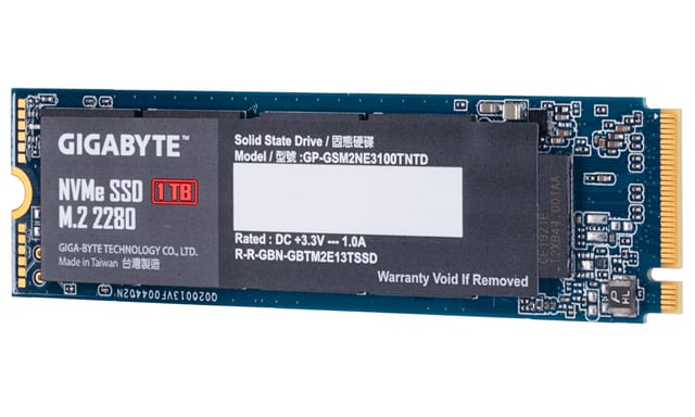 Gigabyte GP-GSM2NE3100TNTD SSD M.2 1Tb PCI Express 3.0 NVMe
