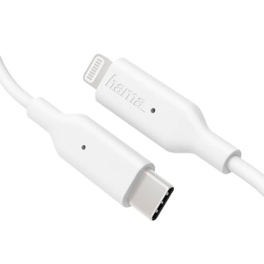 Cavo di ricarica rapida/dati, USB Type-C Lightning, 1 m, bianco