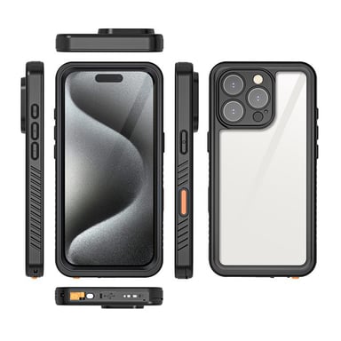 iPhone 16 Pro IP68 Ultra Rugged 360° Guscio anteriore e posteriore