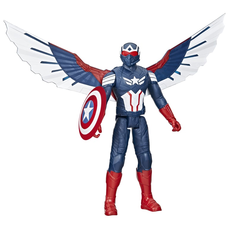 Marvel Studios Captain America Brave New World Titan Hero Series Figurine Captain America - vue 7