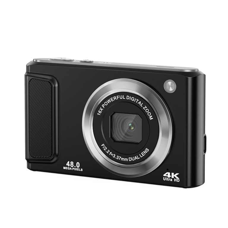 Appareil photo numérique 4K HD avec objectif avant et arrière et stabilisation Neuf