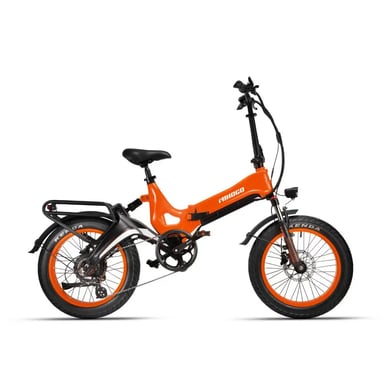 Bicicleta Eléctrico MIHOGO NX4.0 | Motor 750W | Batería 48v 12.8Ah | Neumáticos de 20 Pulgadas | Velocidad Máx 45 km/h | Autonomía 40 km?Color Naranja