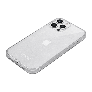 Guscio ibrido invisibile e scintillante per iPhone Apple 12 Pro Max, trasparente