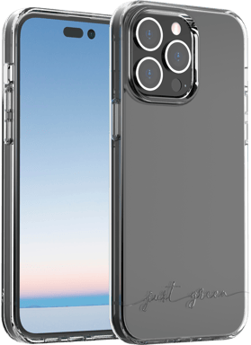 Coque Apple iPhone 14 Pro Max Infinia Transparente - 100% Plastique recyclé Certifié GRS Just Green